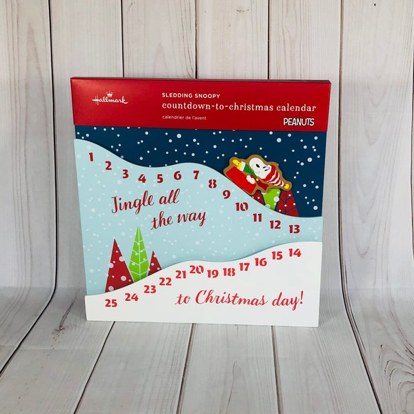 Snoopy Advent Calendar Etsy UK