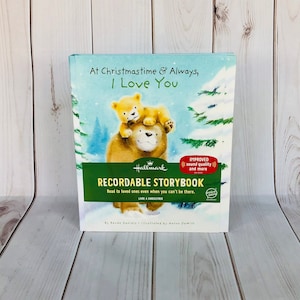 Livro de histórias de Natal gravável Na época do Natal e Sempre Eu Te Amo