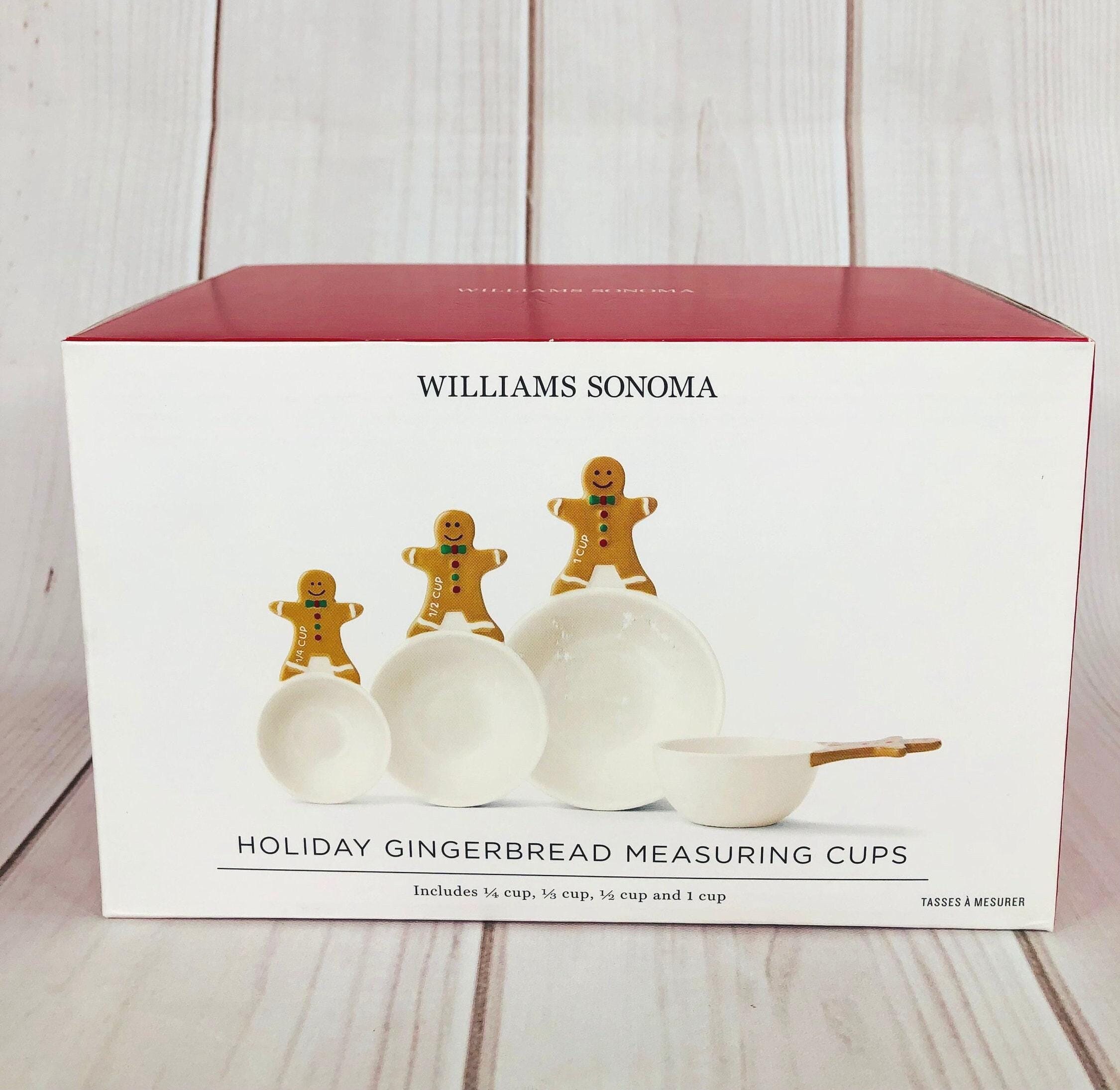 Williams Sonoma Christmas Gingerbread Measuring Cups - Etsy