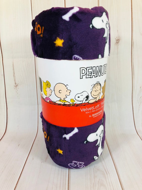Peanuts velvetloft blanket by berkshire new arrivals