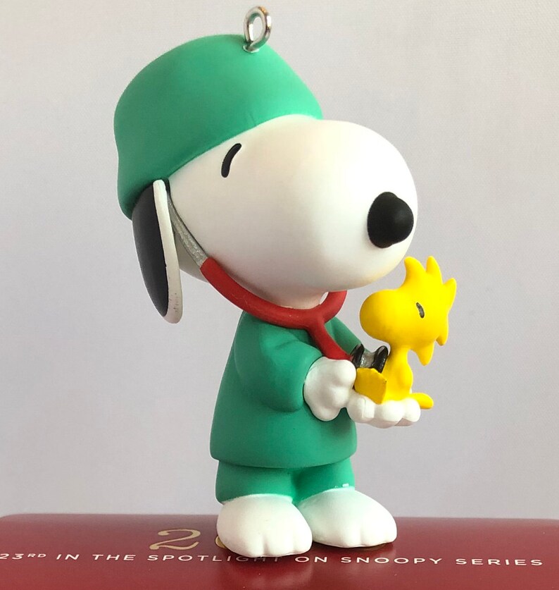 Hallmark Doctor Snoopy Peanuts Spotlight on Snoopy Ornament Etsy