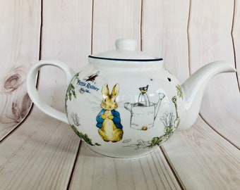 Ostern Beatrix Potter Peter Hase Teekanne Frühling