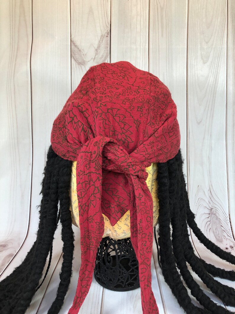 Genuine Disney Captain Jack Sparrow Hair Dreads Dead Men Tell Etsy