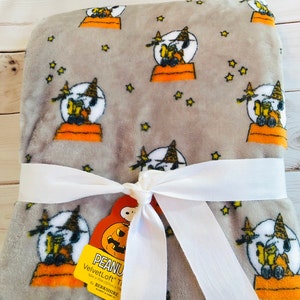Peanuts Snoopy Plush Throw Blanket Halloween Berkshire - Etsy