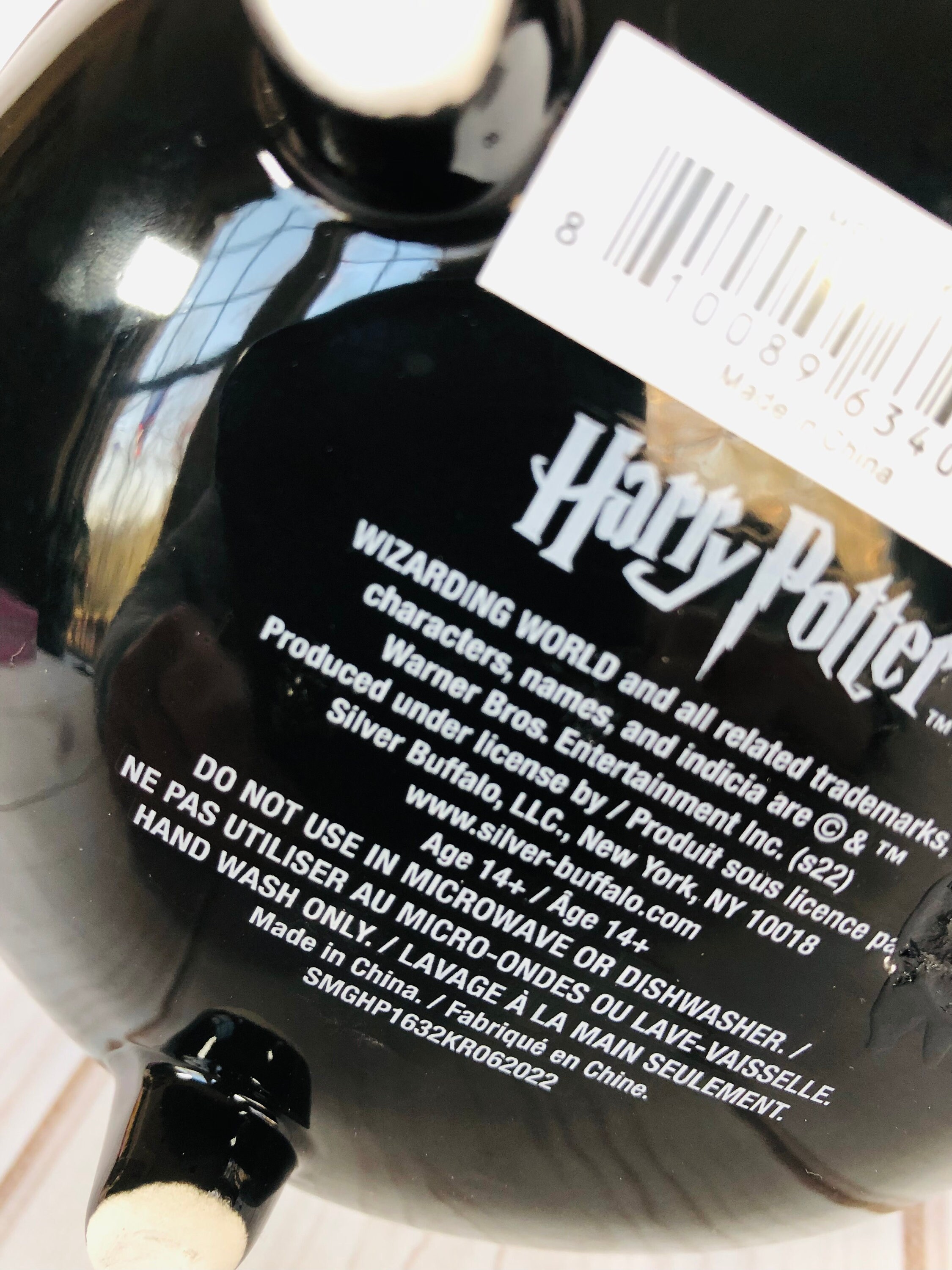 Harry Potter Hogwarts House Crest Cauldron Sculpted 3D Snack Jar Silver ...