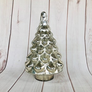 Lot De 3 Cloches En Verre Mercury Glass – Pottery Barn – Argenté – Déco Noël
