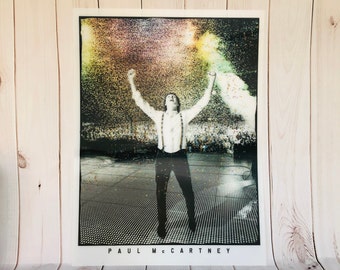 Paul McCartney 3D Holographic Print Confetti Background
