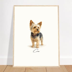 Mini Custom Watercolor Dog Portrait, Pet Portraits from Photos, Dog Portrait from Photos, Dog Painting, Custom Tiny Paintings, Miniature