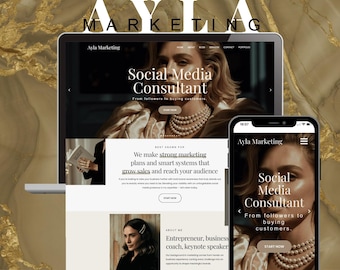 WordPress Theme - Elementor Website Template - Business Website Coaches, Marketing Agency - Sales Page - Ecommerce - Portfolio