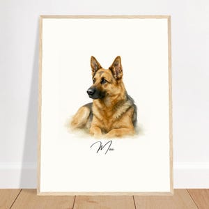 Mini Custom Watercolor Dog Portrait, Pet Portraits from Photos, Dog Portrait from Photos, Dog Painting, Custom Tiny Paintings, Miniature