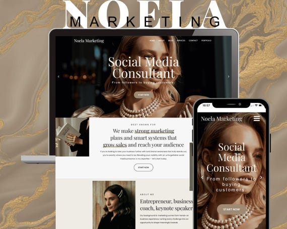 Noela WordPress Theme - Elementor Template for Marketing & Ecommerce
