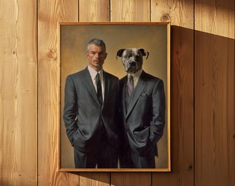 Couple Dog Portrait Couple Portrait From Photo Portrait With Pet Parent Wedding Gift Idea Romantic Custom Illustration Minimalist Drawing