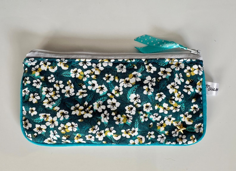 Etui à lunettes 2 en 1 Canard fleurs