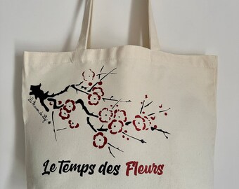 Tote bag Le temps des fleurs