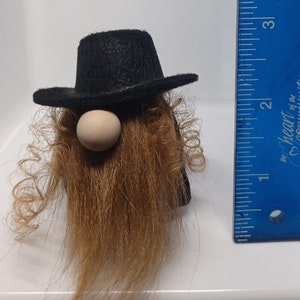 Hasidic Jewish gnome miniature, Hanukkah Harry mini gnomes, Rabbi  Gnomes,  Hasidic Jewish Gnomes, 2.5 inches tall, Gnomes with Payots