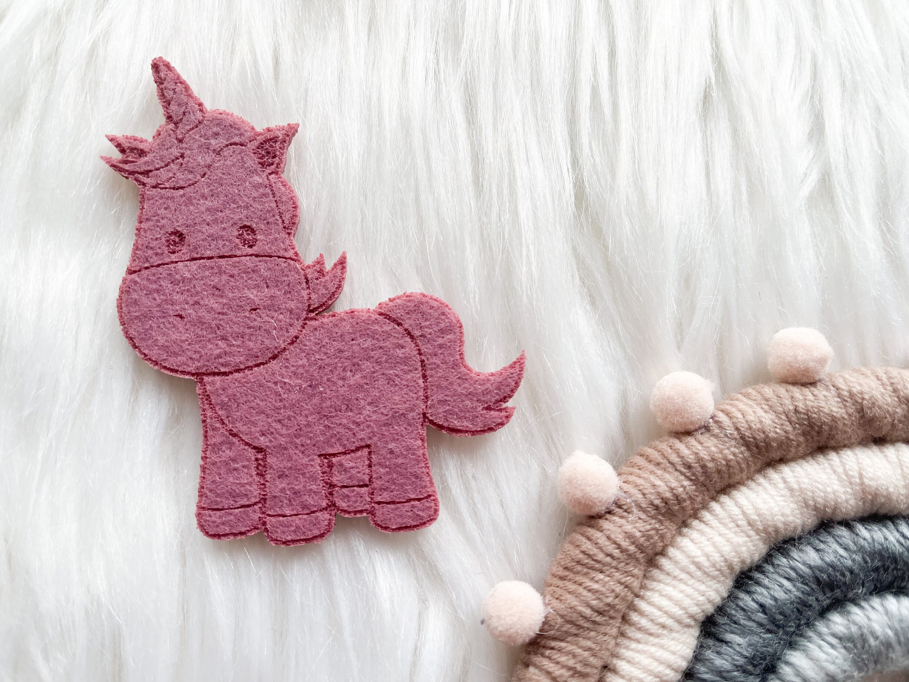 Felt animal "Unicorn" | Decoration for the Rebornnursery | perfect for your reborn baby