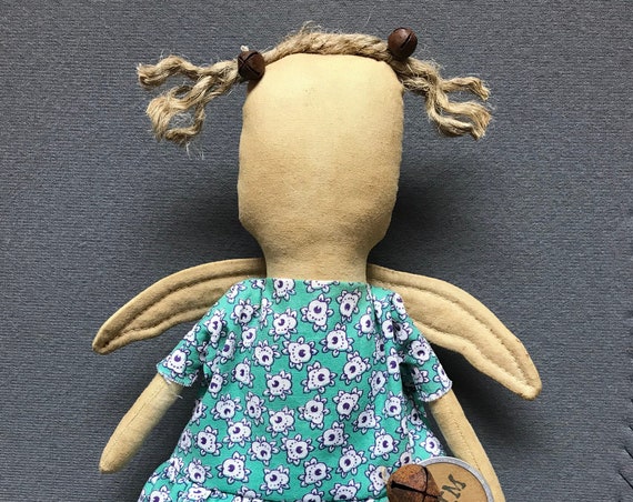 Primitive Folk Art Faceless Angel Doll Pattern, Primitive Folk Art Angel, Folk Art Doll, Primitive Doll Pattern, ePattern, Primitive Doll