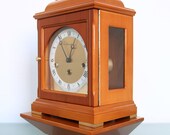 WARMINK HERMLE Top WALL or Mantel Clock Console High Gloss Dutch Germany Westminster. Offered With a One Years Guarantee