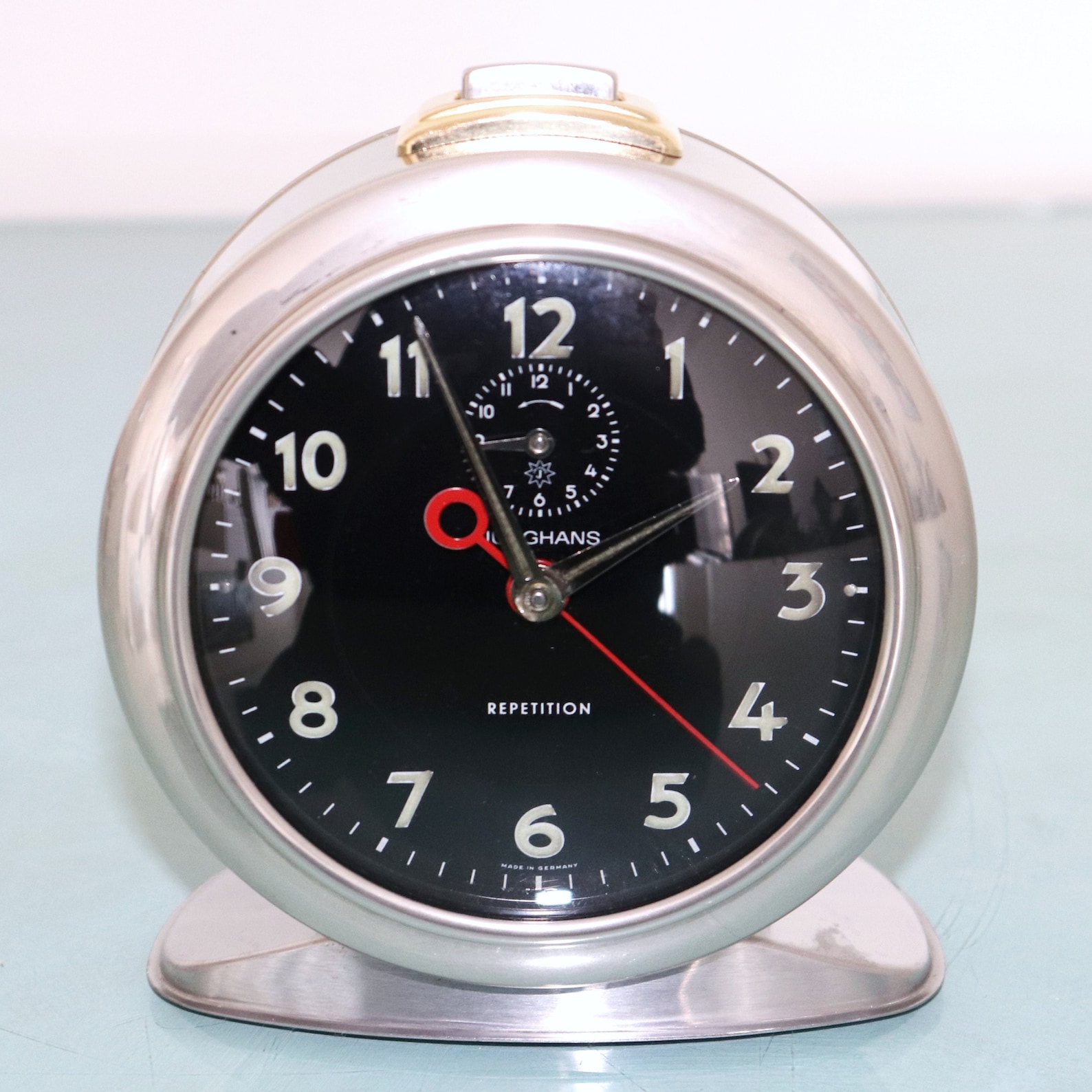 JUNGHANS REPETITION Alarm Mantel Clock Vintage High Gloss Etsy