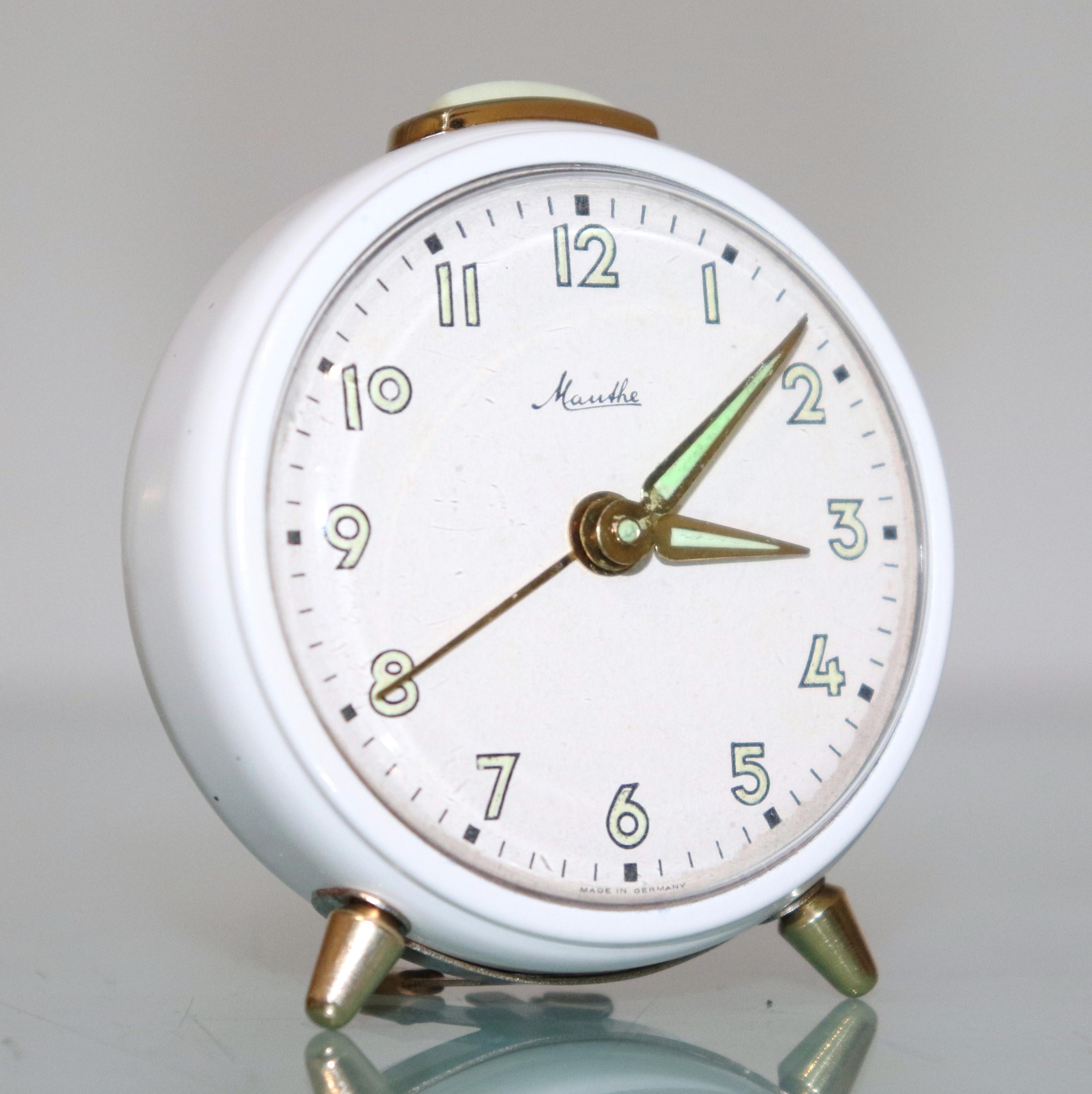 Alarm Clock Mauthe Colibri Wecker Gold Daniel Wellington Unisexuhr