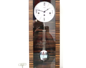 HERMLE Wall AND Mantel Clock Vintage Top Design WESTMINSTER Chime Silence Function! Skeleton Clock Translucent Serviced One Years Guarantee!