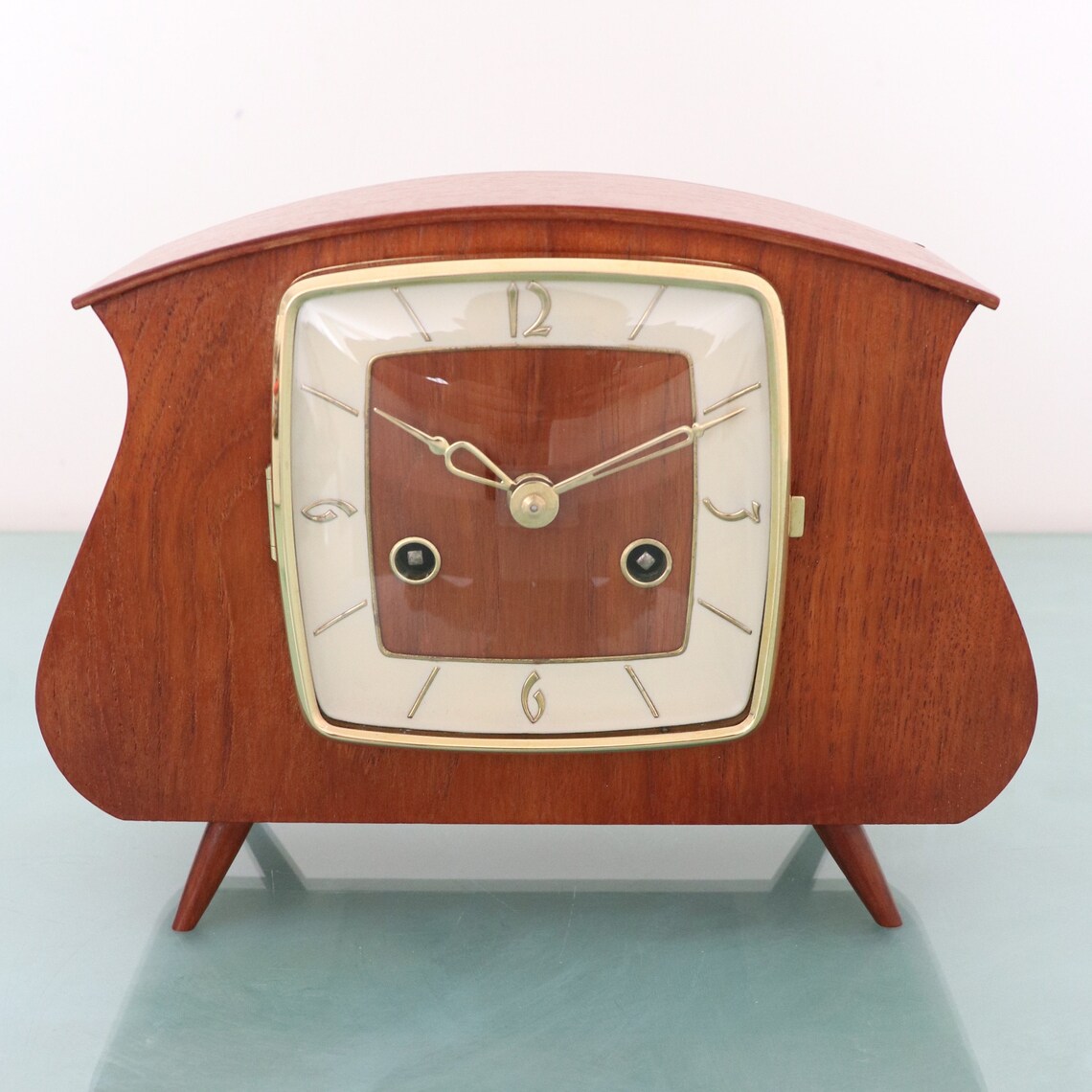 JUBA SCHATZ Mantel Clock Vintage RARE Model 3 Bar Chime Etsy