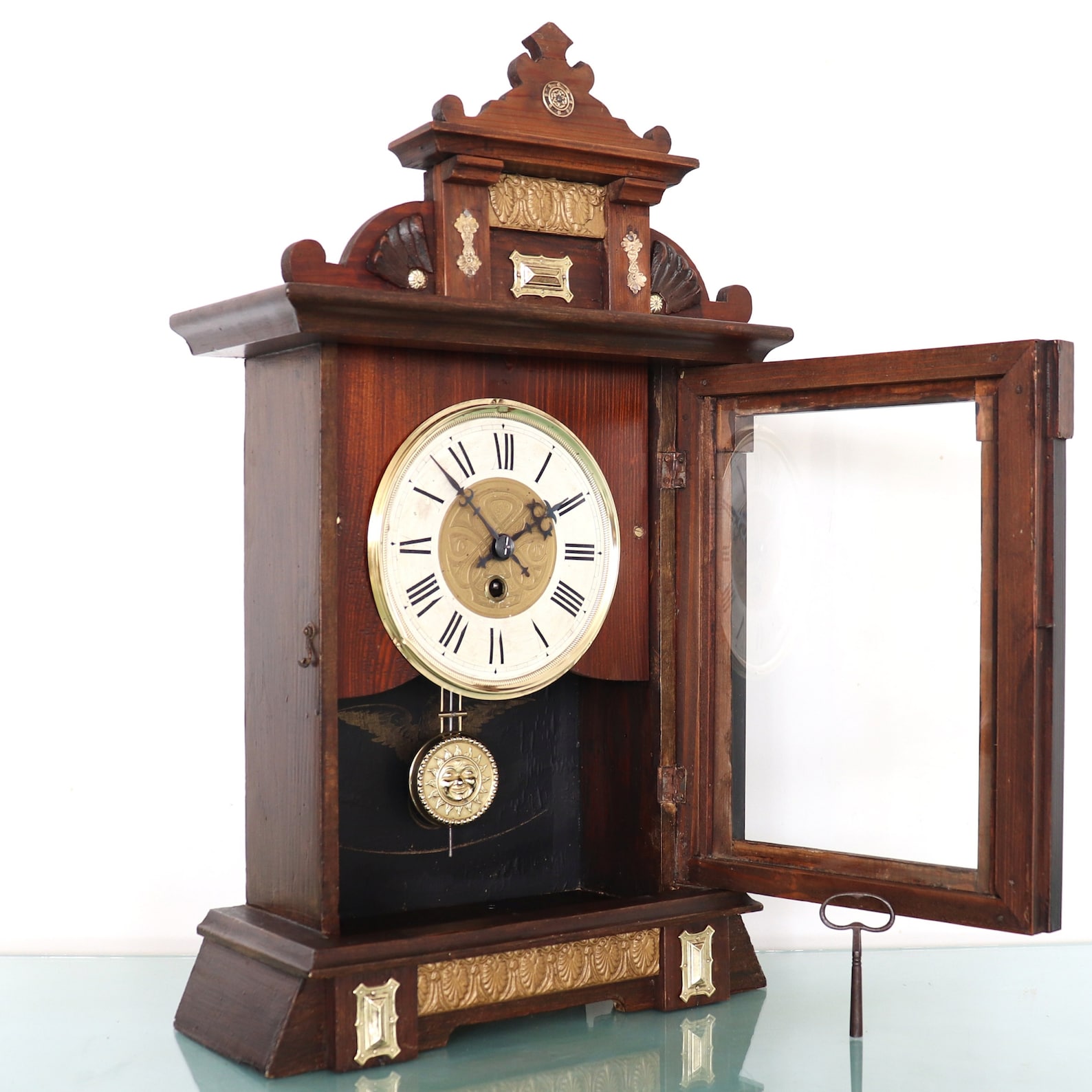 MAUTHE Mantel Clock Antique SPECIALTY 19021905 Germany Etsy