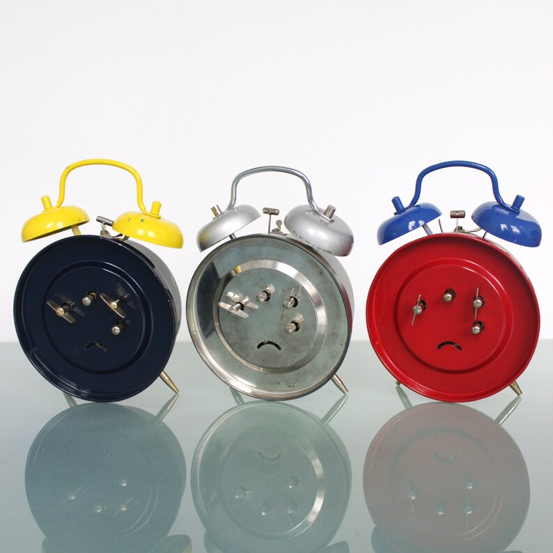 Disney Alarm CLOCK Mantel WIND UP Working Donald Duck Goofy Etsy