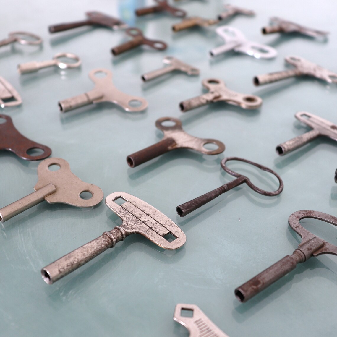 Clock Keys Vintage Antique ALL Sizes 30 Pieces Parts Tools Etsy