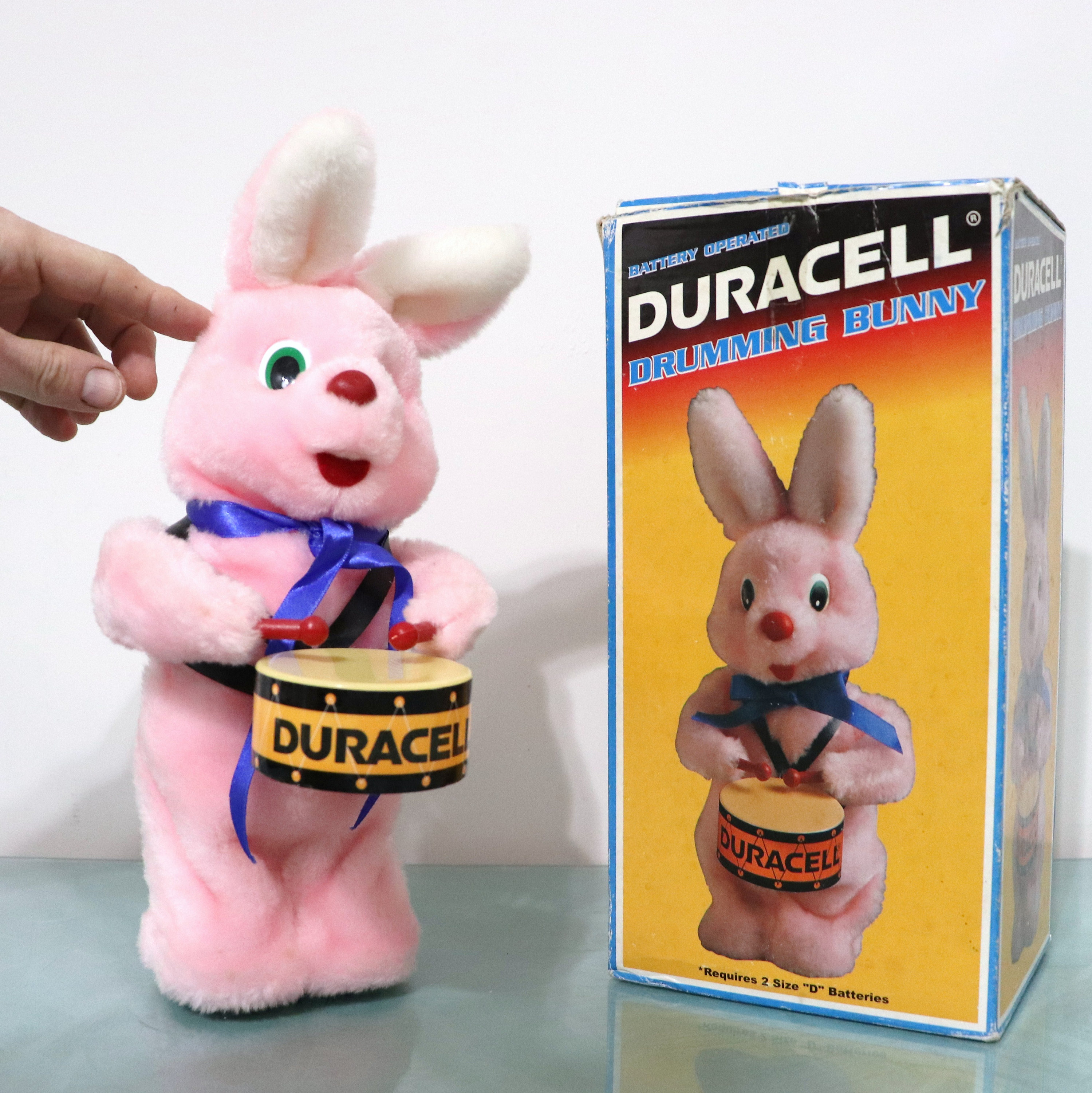 DURACELL Drumming Bunny MINT With BOX Wissdom Toys Corp. Vintage Dealers Display Rare Motion Animated Moving Sound One Year Guarantee Etsy