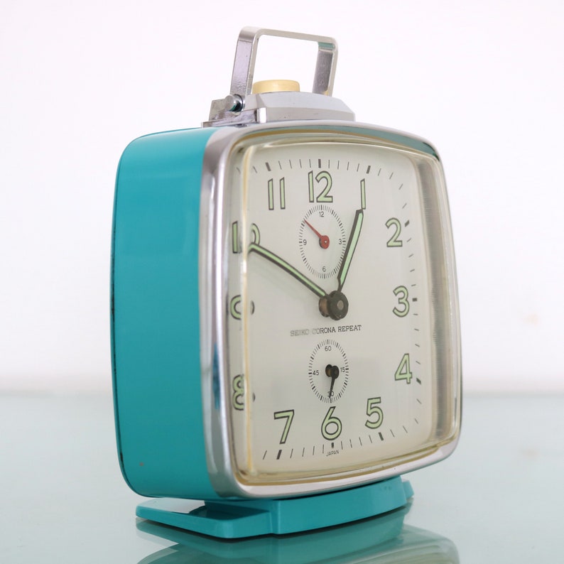 SEIKO CORONA Repeat Alarm Vintage Clock Superb Condition Etsy