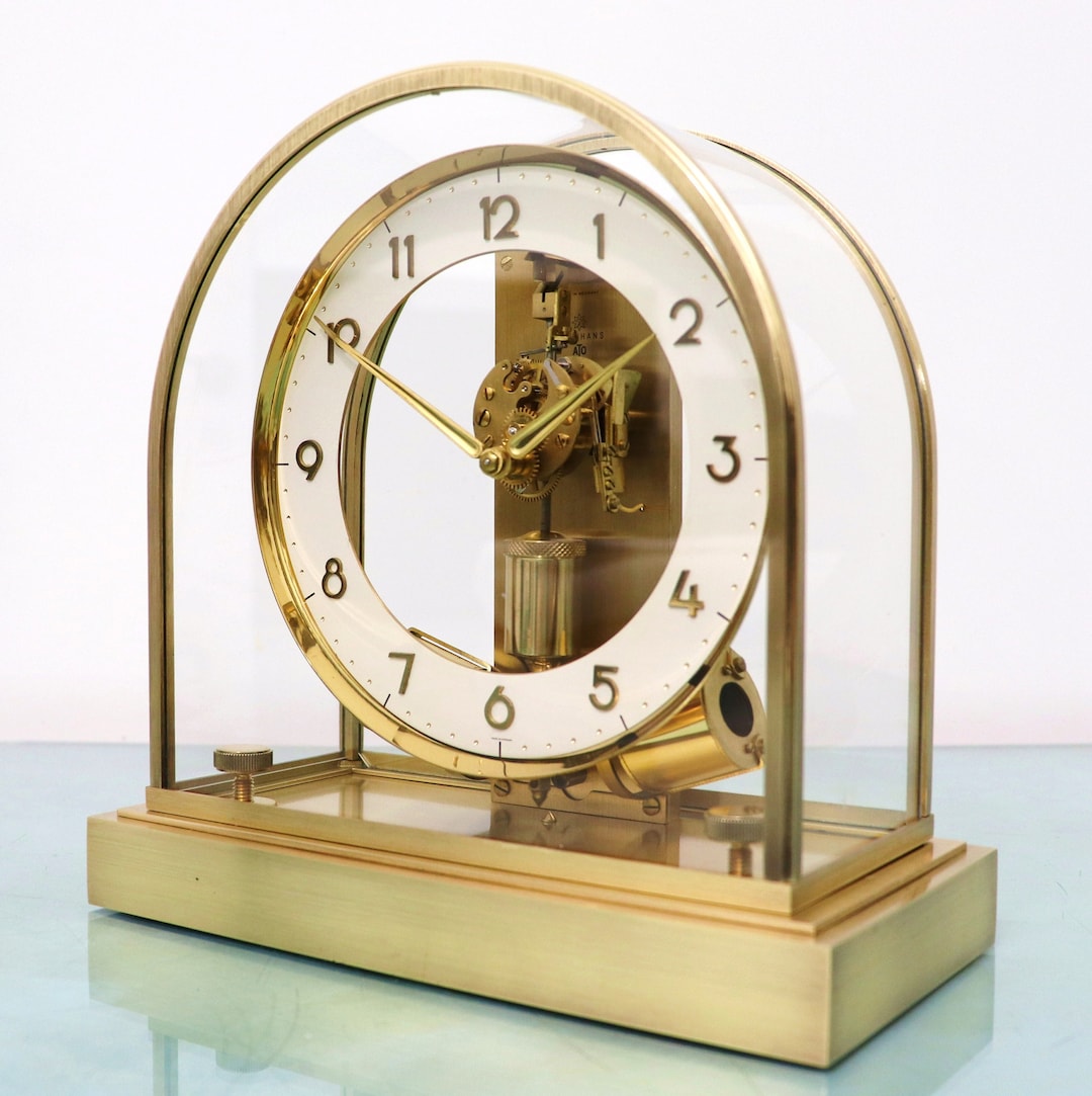 ATO JUNGHANS Mantel Clock Top Condition ANTIQUE Gilded 1930s