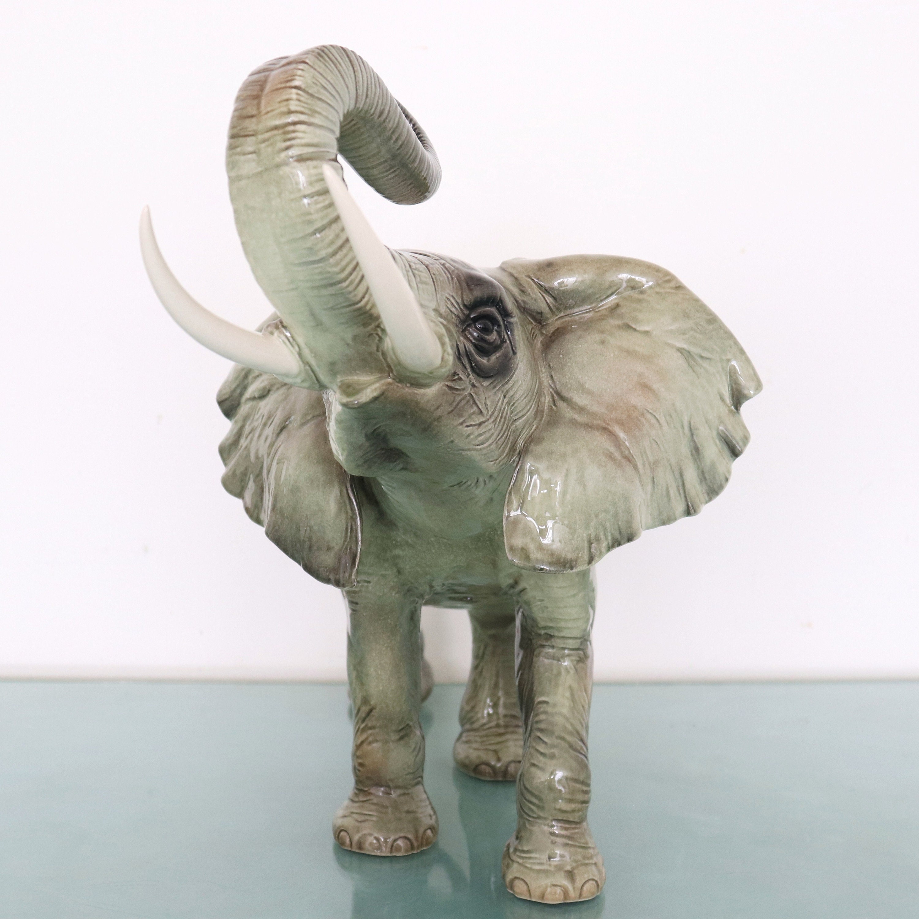 GOEBEL ELEPHANT 20.3 Inch Vintage Porcelain HUGE Figurine Undamaged Very  Rare Large Germany Animal Xxxl Collectors Item German Mid Century - Etsy