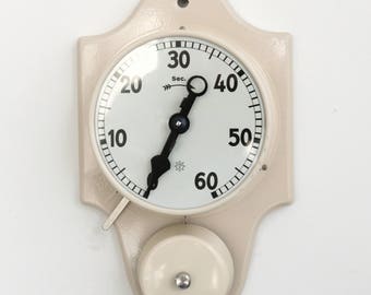 Reloj De Pared Grande Moderno Redondo Diseño Con Soga 27cm.