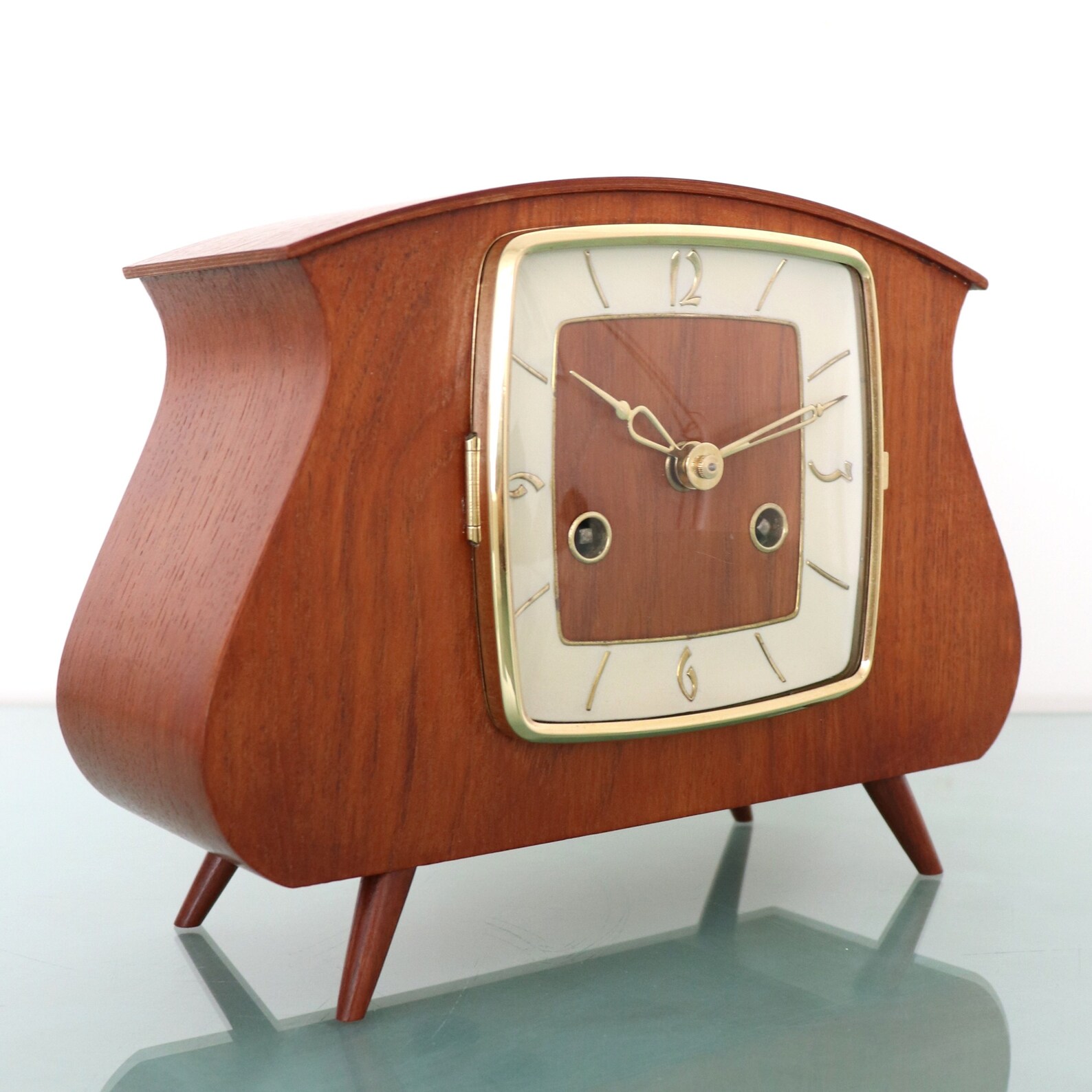 JUBA SCHATZ Mantel Clock Vintage RARE Model 3 Bar Chime Etsy