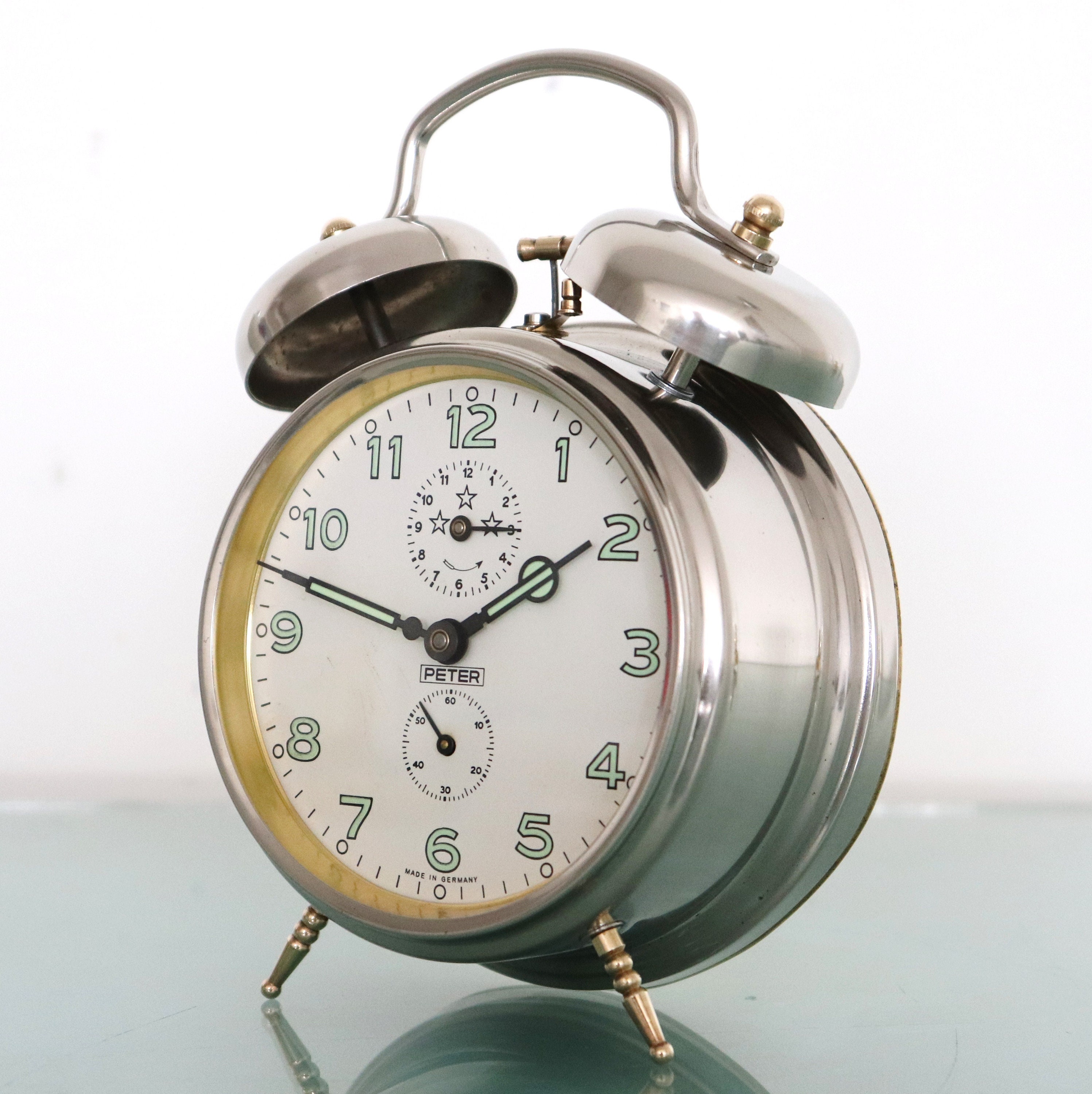 Alarm clock, Vintage Flip Clock, read clock, mechanically Blessing