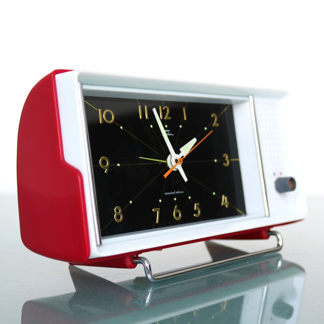 RHYTHM TOKYO 1497 MUSICAL Alarm Clock Vintage Japan Rare Collectors