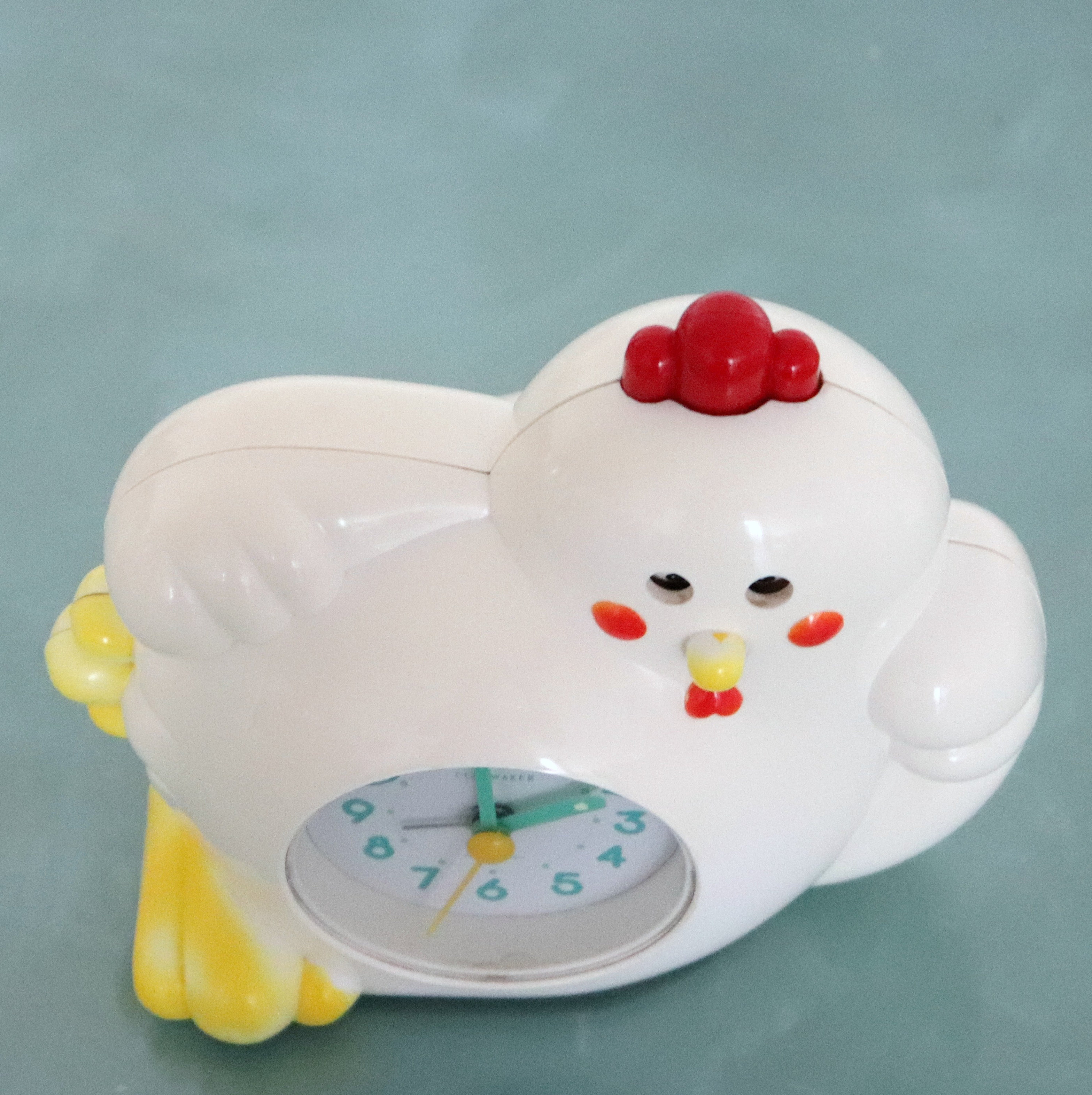 RHYTHM Rooster Vintage Mantel Alarm Clock TALKING Animated Etsy UK