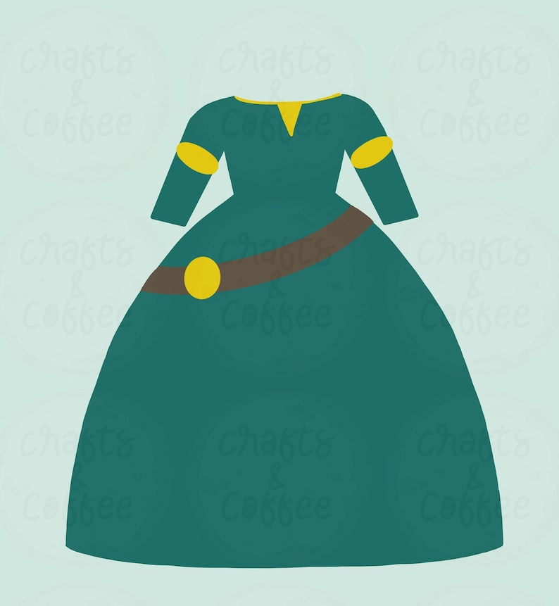 Disney Princess Dress Printables - Etsy