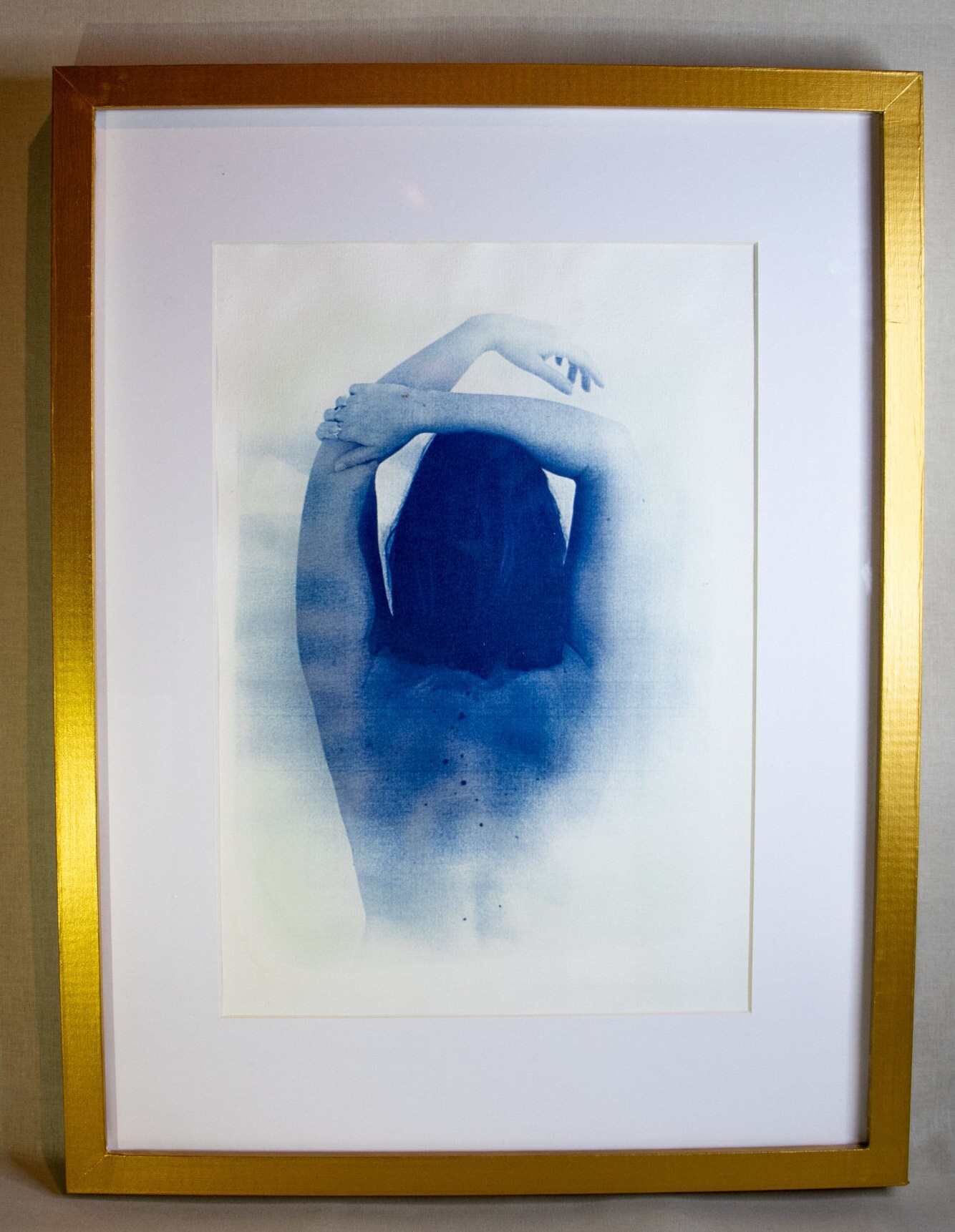 Cyanotype Femme de Dos