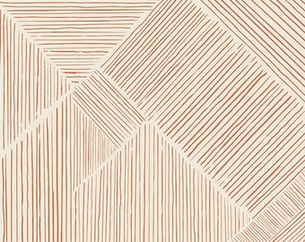 rust colored crib sheet