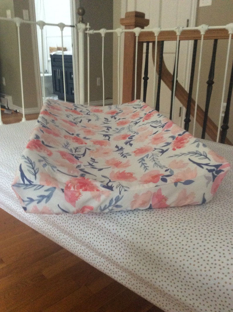 Blushpinknavy Water Color Baby Bedding Crib Sheet Nursing Etsy