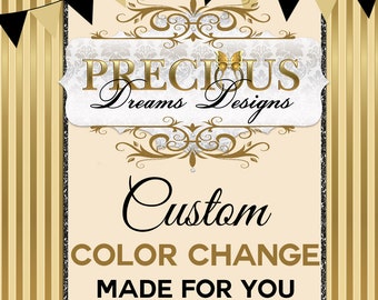 CUSTOM COLOR CHANGE - Change colors in any listing