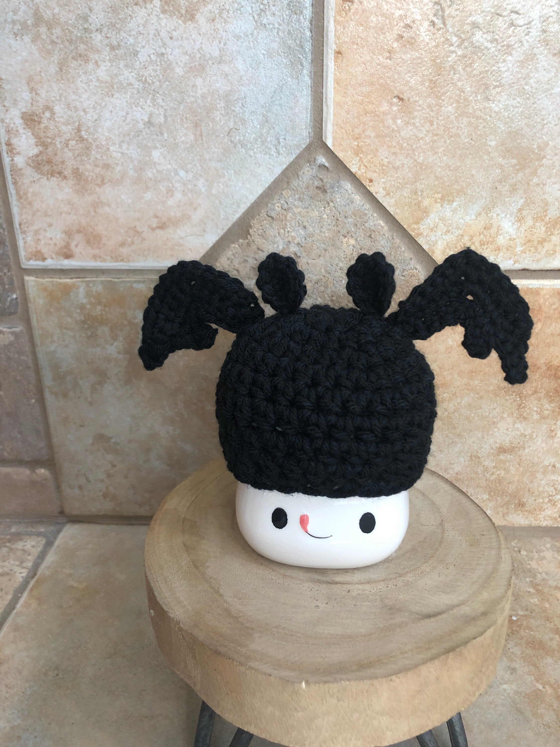 Halloween Bat Marshmallow Mug Hat Rae Dunn Inspired Etsy