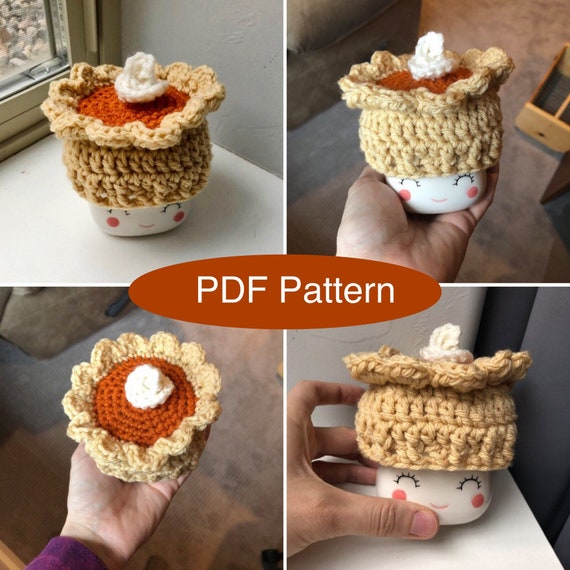 PATTERN Pumpkin Pie Marshmallow Mug Hat 