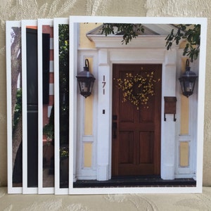LowCountryNoteCards Doors of Charleston#2 Stationery Historic Charm