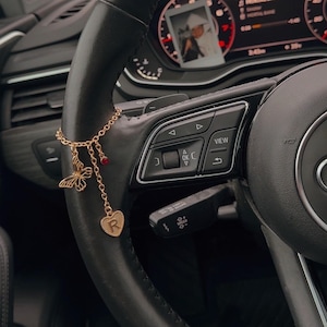Personalized Steering Wheel Charm