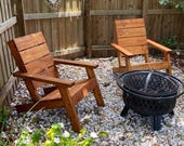 DIYチェアー Easy Modern Adirondack Chair 2x4 Simple DIY Build - Digital