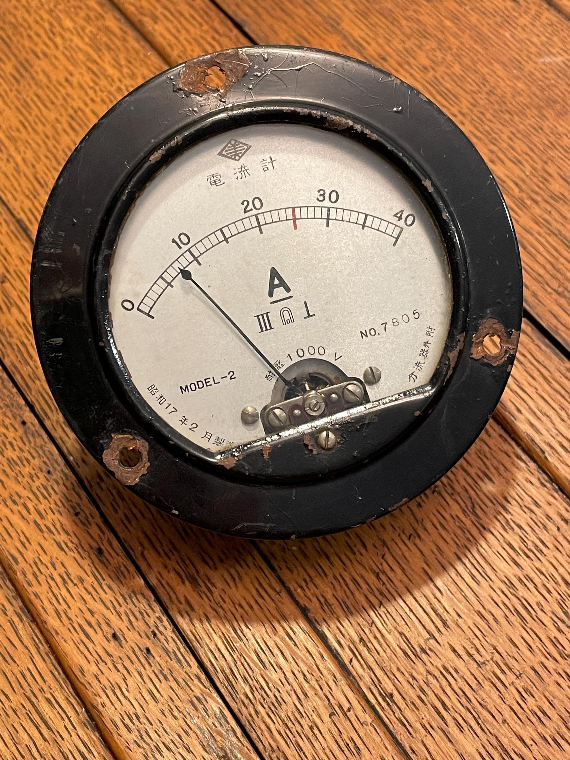 レトロAMMETER Vintage Ammeter - Etsy