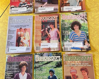 Workbasket Home Arts Magazines, 9 issues 1987